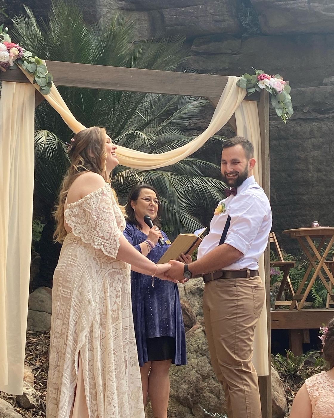 A moment from a Marry and Celebrate ceremony