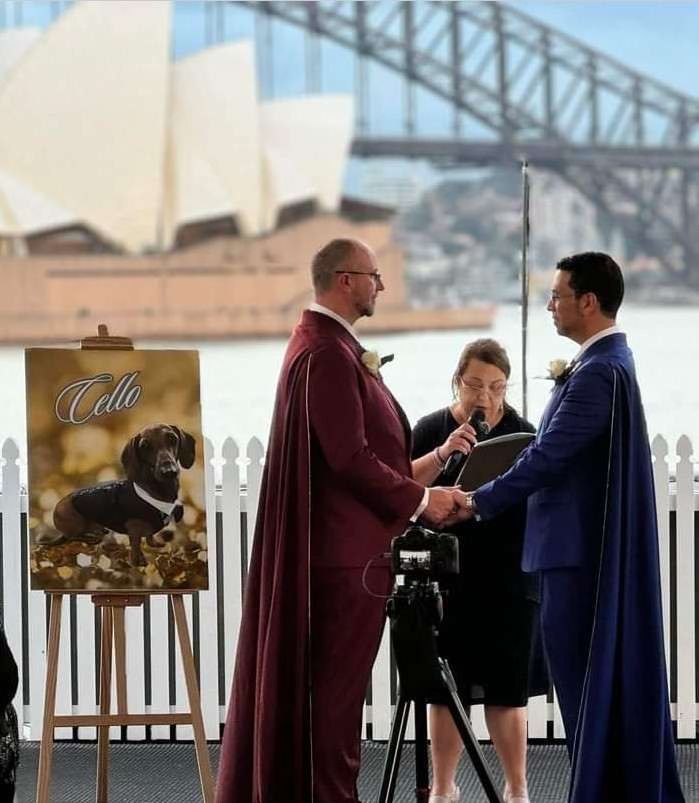 A moment from a Marry and Celebrate ceremony