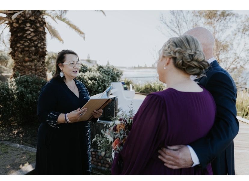 A moment from a Marry and Celebrate ceremony