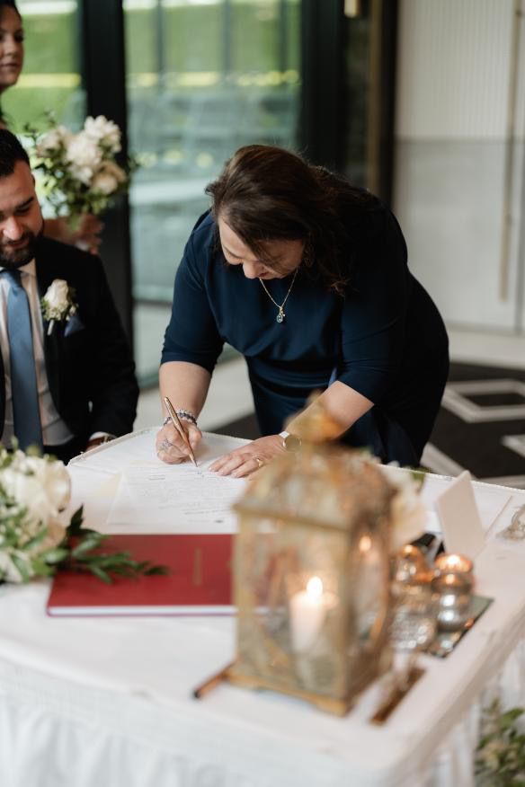 A moment from a Marry and Celebrate ceremony